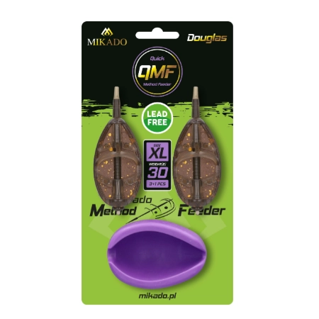 Koszyczek Method feeder DOUGLAS MFX -Q.M.F Set XL komplet 2x80g + foremka 1kpl